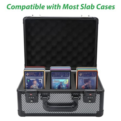 ZINHO Graded Card Case Magnetic Aluminum Alloy Slab Protector Display Case Fits 35PT PSA/CGC/CSG Cards, UV Protection (Green) - color: Green, style: PSA Card Case