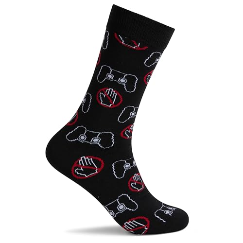 Funny Gaming Socks For Men, Hilarious Gaming Gift For Men, One Size 8-13