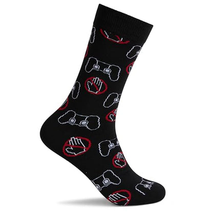 Funny Gaming Socks For Men, Hilarious Gaming Gift For Men, One Size 8-13