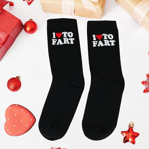 ZAGKOO Funny Socks for Men, Women - Stocking Stuffers for Men - color: Fart 1