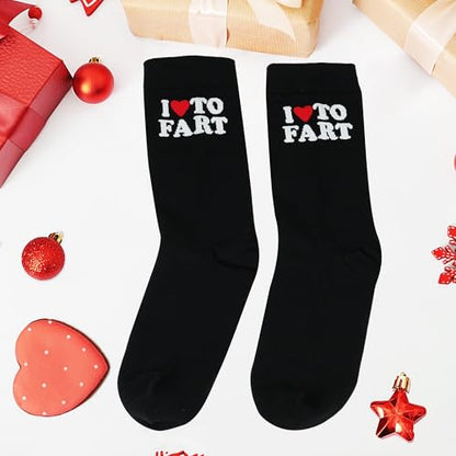 ZAGKOO Funny Socks for Men, Women - Stocking Stuffers for Men - color: Fart 1