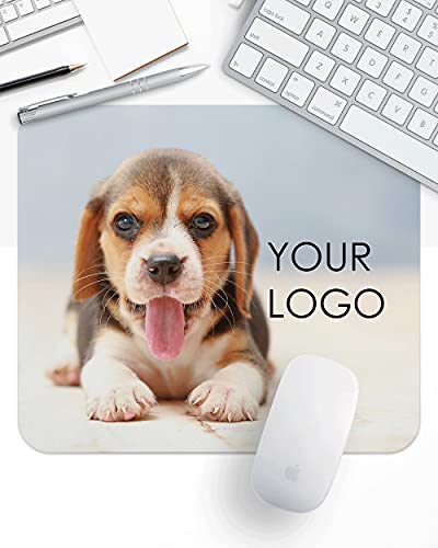 Personalized Custom Mouse Pad – 2 Pack 8 x 9 inch Non-Slip Rubber Base Eco-Friendly Mat Desk Mousepad Keyboard Customized Photo Design Text Name Picture Gift (MPS0697, 8 X 9 Inches) - color: MPS0697