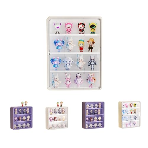 Blind Box Wall-Mounted Display Cabinet (White Big Size) - size: white Big size
