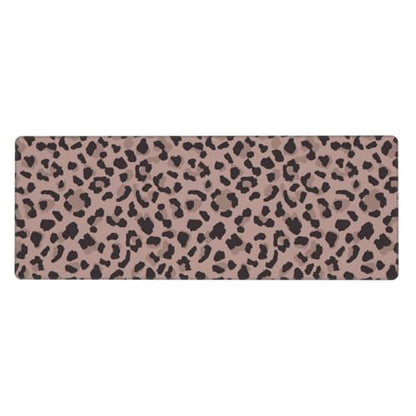Brown Leopard Mouse Pad Large Gaming Mousepad Non-Slip Rubber Base Keyboard Mouse Mat for Laptop Keyboard Desktop 31.5 x 11.8 inch - color: Brown Leopard
