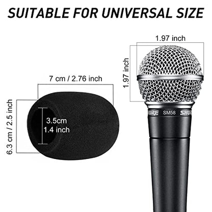Mudder 5 Pack Foam Mic Cover Handheld Microphone Windscreen (5 Pack)