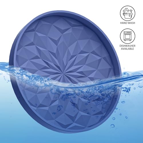 ME.FAN Car Coasters for Cup Holders [4 Pack] - 2.75In Silicone Auto Mug Mats - Universal Non-Slip Recessed Car Interior AccessoriesNavy Blue - color: 4pack-navy Blue