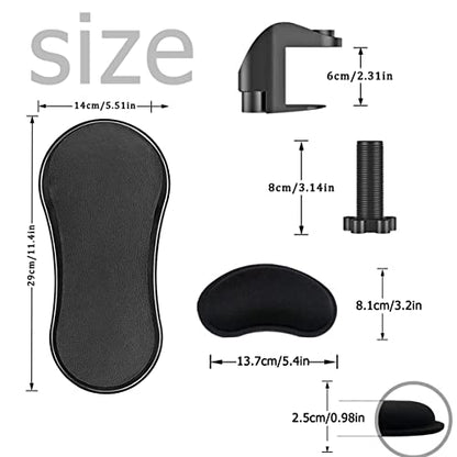 Armrest Support,Keyboard Wrist Rest Pad,with Mouse Wrist Cushion Support for Office Adjustable Wrist Rest Extender,Wrist Support Pads for Keyboard and Mouse Ergonomic Design Arm Rest Pad