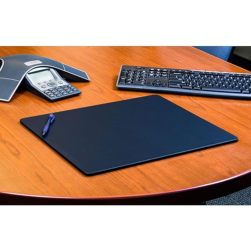 Dacasso Leatherette Conference Pads - color: Navy Blue, size: 17" x 14"