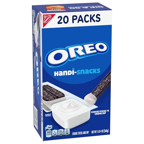 Handi-Snacks OREO Cookie Sticks 'N Creme Dip Snack Packs, 20 Snack Packs - size: 20 Count (Pack of 1)