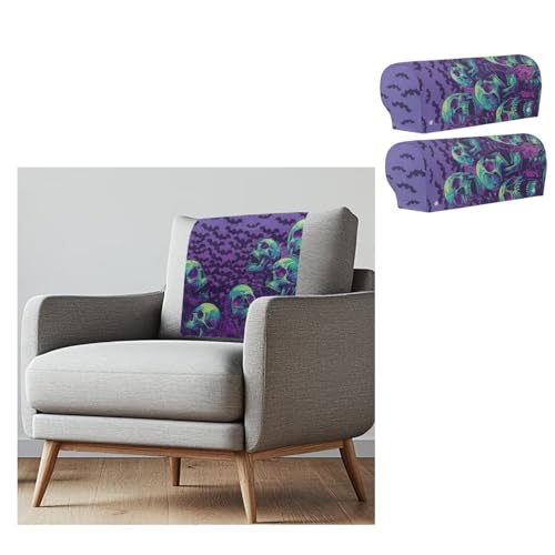 Sofa Headrest Armrest Cover Set Non Slip Sofa Chair Protector Washable Scratch Resistant Headrest Cover Seater Headrests Slipcovers with Fixing Nails Furniture Protector Newspaper - color: Newspaper