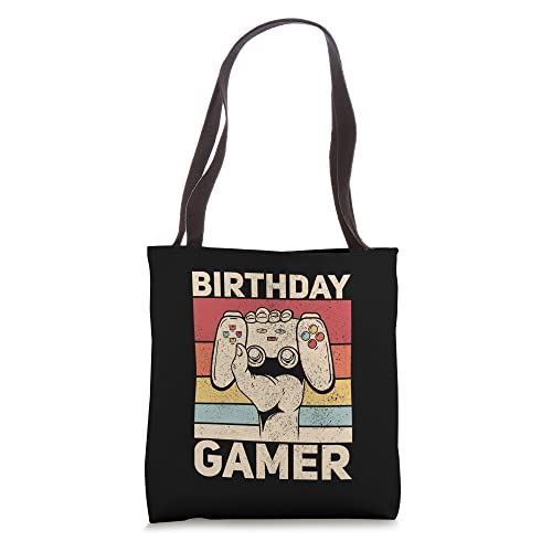 Birthday Gamer Video Game Bday Gaming Apparel Boys Birthday Tote Bag