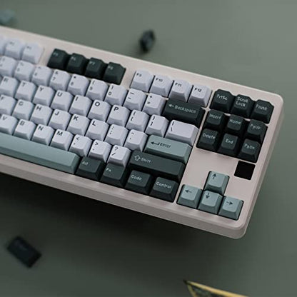 Sumgsn 163 Keys Doubleshot Keycaps Cherry Profile Botanical Keycaps Set Fit for 61/64187/104/108 Cherry Mx Switches Mechanical Keyboard - color: Botanical Keycaps