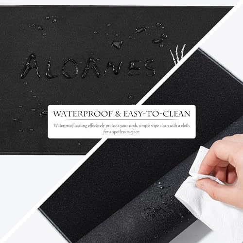 ALOANES Waterproof Gaming Mousepad Large Mouse Mat Non-Slip Rubber Base | Desk pad Keyboard Desk Mat for Computer, Office Home, Right Skeleton Mat Large(27.6" x11.8"x0.12") - color: 03- Right Skeleton, size: 27.6L x 11.8W inches
