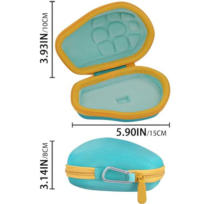 co2CREA Hard Case Replacement for Logitech MX Master 4 / Master 3S / 3 Wireless Performance Mouse (Teal Case) - color: Teal Case, style: For Master 4/3S/3