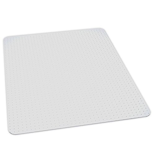 ES Robbins Extra High Pile Carpet Chair Mat, Rectangle, 48"x72" Beveled Edge - size: Rectangle, style: 48" x 72"