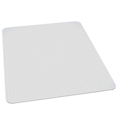 ES Robbins Extra High Pile Carpet Chair Mat, Rectangle, 48"x72" Beveled Edge - size: Rectangle, style: 48" x 72"