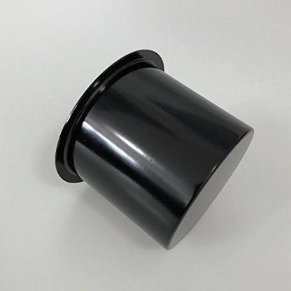 Yuanhe Aluminum Jumbo Cup Holder - 10 Pack Black Poker Table Cup Holder Insert for Casino Game Table Sofa Boats Pontoon Marine Bench Desk RV Cars & Trucks - color: black