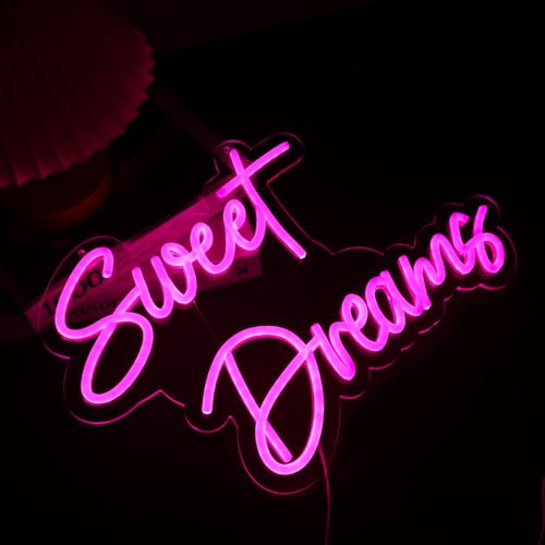 Sweet Dream Neon Signs for Wall Decor，Led Neon Light for Bedroom，Bedroom,Christmas Birthday Party Gift - style: sweet dream