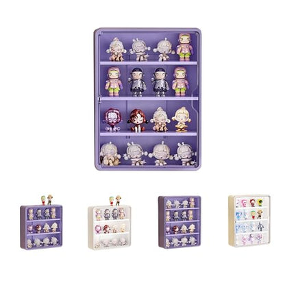 Blind Box Wall-Mounted Display Cabinet (Purple Big Size) - size: purple Big size