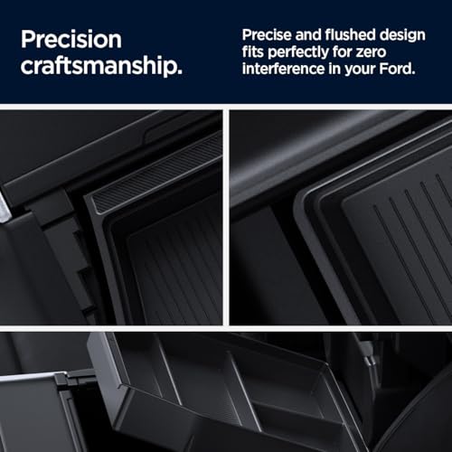 Spigen Armrest Organizer Tray for Ford F-150 2021-2026 & F-150 Lightning 2022-2026 [Check Compatibility for 2024/2025/2026 Models] - size: Ford F-150 & F-150 Lightning