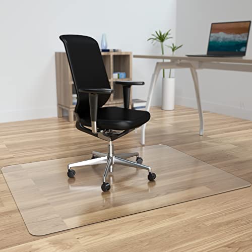Amyracel Large Office Chair Mat for Hardwood Floor, 46” x 60” Clear Desk Chair Mat for Hard Floors, Easy Glide Office Floor Mat for Hardwood Floors - color: Clear, size: 46" x 60" Rectangular