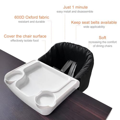 MTWML Cover Compatible for Inglesina Fast Table Chair,Washable Liner for Most Hook On High Chairs,Versatile Clip On High Chairs Accessory,Sturdy and Durable(Excluding The Chair)