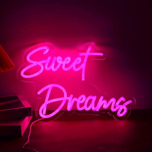 Sweet Dream Neon Signs for Wall Decor，Led Neon Light for Bedroom，Bedroom,Christmas Birthday Party Gift - style: sweet dream