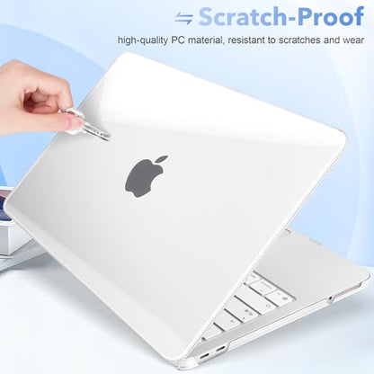May Chen for MacBook Neo 13 inch Liquid Retina Display ((2026 Release A3404), Slim & Lightweight Protective Case with Screen Protector&Keyboard Cover&Dust Plug, Crystal Clear - color: Crystal Clear