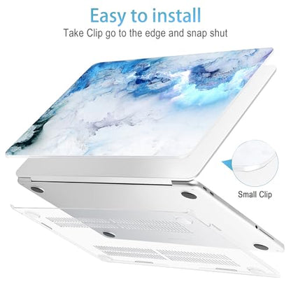 Mektron Case for 2026 MacBook Neo 13-inch A18 Pro chip A3404 Laptop Cover with 13-inch (Diagonal) Liquid Retina Display+ Keyboard Cover+ Screen Protector, Cloud & Lightning - color: Cloud & Lightning