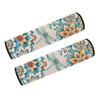 Wheelchair Armrest Covers Boho Dragonfly Wheelchair Accessories Chair Arm Pads Universal for Wheelchair Armrests Office Transport Chairs Scooters - color: Boho Dragonfly