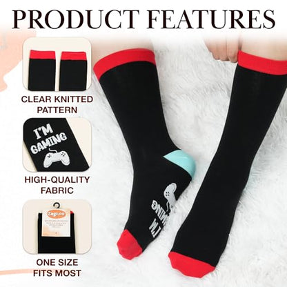 ZAGKOO Funny Socks for Men, Women - Stocking Stuffers for Men - color: Gaming 1