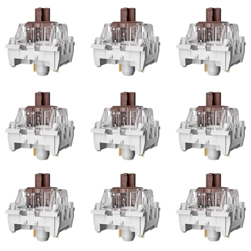 Mechanical Gaming Keyboard Brown Switches,3 Pin 50gf RGB SMT Tactile Switch,Dustproof and Waterproof Switch (Brown,36PCS) - color: Brown, size: 36Pcs