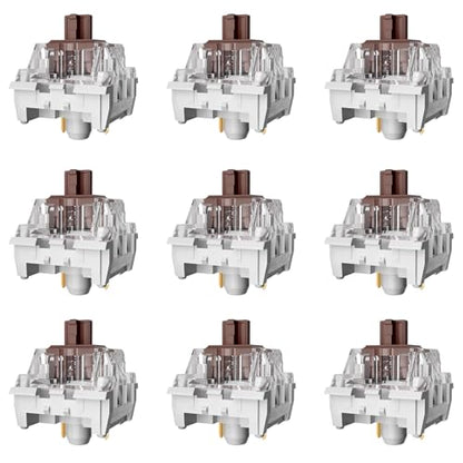 Mechanical Gaming Keyboard Brown Switches,3 Pin 50gf RGB SMT Tactile Switch,Dustproof and Waterproof Switch (Brown,36PCS) - color: Brown, size: 36Pcs