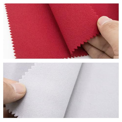 CashBeat 88 Key Piano Keyboard Dust Cover Velvet Red Gray Set | Velvet cloth, red and gray 2-pack, fits 88-key upright grand digital piano, anti-dust keyboard protector - size: cover