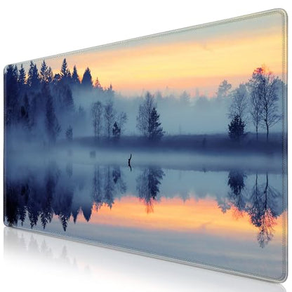 Canjoy Gaming Mouse Pad, Large Extended Mouse Pad Big Computer Mousepad for Home Office Gaming Work 31.5x15.7inch - color: Sunset