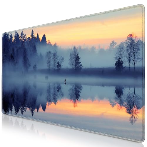 Canjoy Gaming Mouse Pad, Large Extended Mouse Pad Big Computer Mousepad for Home Office Gaming Work 31.5x15.7inch - color: Sunset