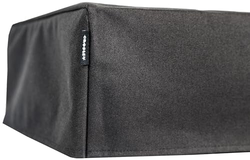 Crosley AC1055A-BK Fabric Turntable Dust Cover, Black