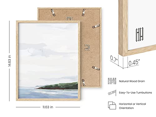 HAUS AND HUES Landscape Wall Art - Set of 6 Nature Poster, Oil Painting Art, Scenic Wall Poster, Country Side Wall Art, Farmhouse Wall Prints, Mountain Wall Art (Beige Frame, 11x14) - color: Oil Painting, size: 11x14, style: Beige Framed
