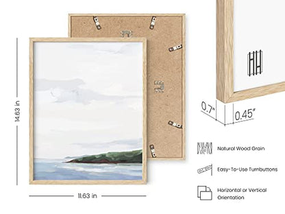 HAUS AND HUES Landscape Wall Art - Set of 6 Nature Poster, Oil Painting Art, Scenic Wall Poster, Country Side Wall Art, Farmhouse Wall Prints, Mountain Wall Art (Beige Frame, 11x14) - color: Oil Painting, size: 11x14, style: Beige Framed