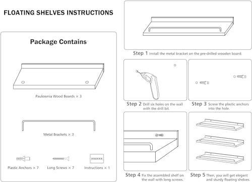 RYOFOBETTO Small Floating Shelf, 6X9 Inches Farmhouse Wall Shelves for Living Room, Bedroom, Picture Frames, Plants, Kitchen, Set of 3 (Pink and White) - color: Pink and White, size: 9"