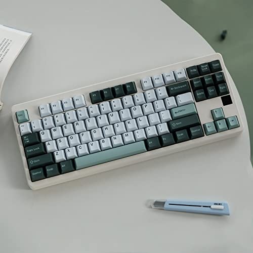 Sumgsn 163 Keys Doubleshot Keycaps Cherry Profile Botanical Keycaps Set Fit for 61/64187/104/108 Cherry Mx Switches Mechanical Keyboard - color: Botanical Keycaps