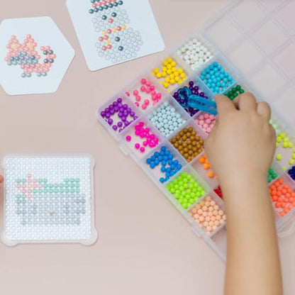 Varku 4 PCS 28 Grids Bead Organizer, Transparent Plastic Storage Box, Clear Plastic Container with Fixed Dividers for Organizing Small Items Like Jewelry, Beads, Nails, Screws - size: 4Pcs 28 Grids