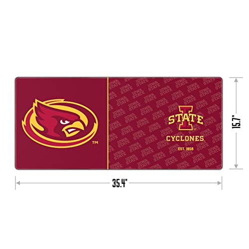 YouTheFan NCAA Iowa State Cyclones Logo Series Desk Pad - style: Iowa State Cyclones
