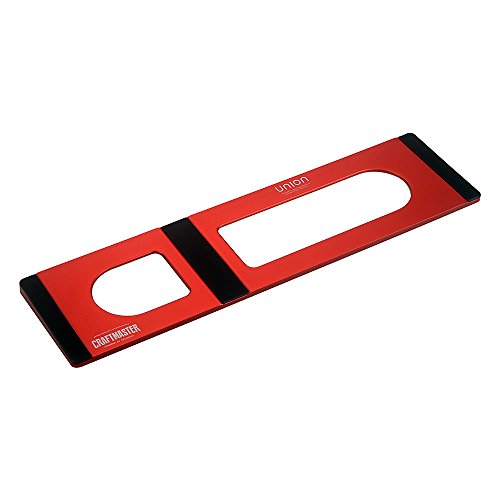 CraftMaster Union Tray for Apple Magic Keyboard and Apple Magic Trackpad 2 - Metal Dock Stand Controls Your iMac or Laptop Remotely, Premium Home and Office Accessory - Red - color: Red