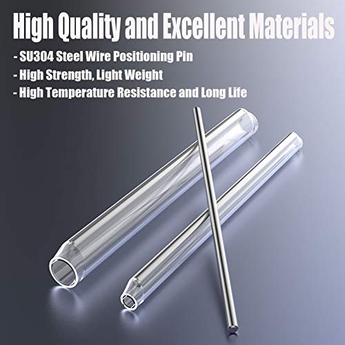 40mm Clear PE Heat Shrinkable Tube Fiber Optical Cable 2.6mm Dia Fusion Splice Protection Sleeve 100pcs