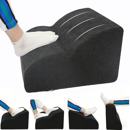 Foot Rest for Under Desk at Work.Multifunctional 3-Tier Foot Stool,with Washable Footrest.for Under Desk,Office Chair Gaming Chair & Sofa,Leg Elevation Pillow,Supports Posture(A-Black) - color: A-black