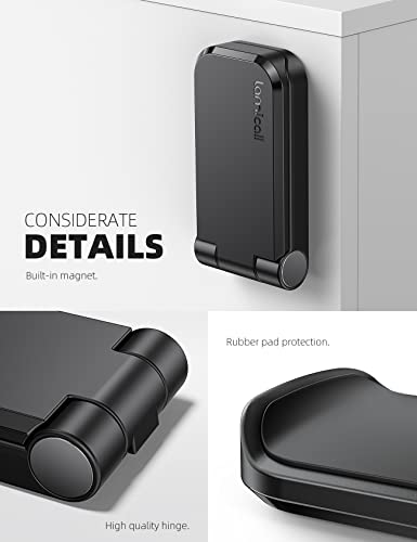 Lamicall Headphone Stand, Sticky Headset Hanger - Adhesive Headphone Holder Hook Mount, Headset Stand Holder Clip Under Desk, Earphone Clamp for Airpods Max, HyperX, Sennheiser, Black - style: Black - One Pack