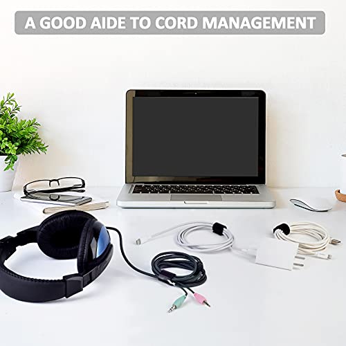 300 Ft x 3/5 in, Cut to Any Length, Cable Ties, Wire Ties, Cord Straps Management, Easy to Use, Nylon, Double Sided Hook Loop, Self-Fastening, Reusable, Sturdy, for Office, Home, Black