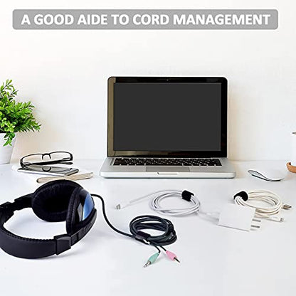 300 Ft x 3/5 in, Cut to Any Length, Cable Ties, Wire Ties, Cord Straps Management, Easy to Use, Nylon, Double Sided Hook Loop, Self-Fastening, Reusable, Sturdy, for Office, Home, Black