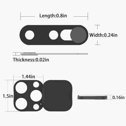 Front Camera Cover Compatible for 14 Pro/iPhone 14 Pro Max with Rear Lens Cover,Protect Privacy and Security But Not Affect Facial Recognition（2Pack） - size: 14Pro/X14Pro Max